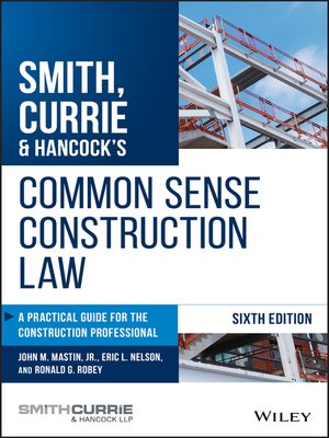 cover image of Smith, Currie & Hancock's Common Sense Construction Law